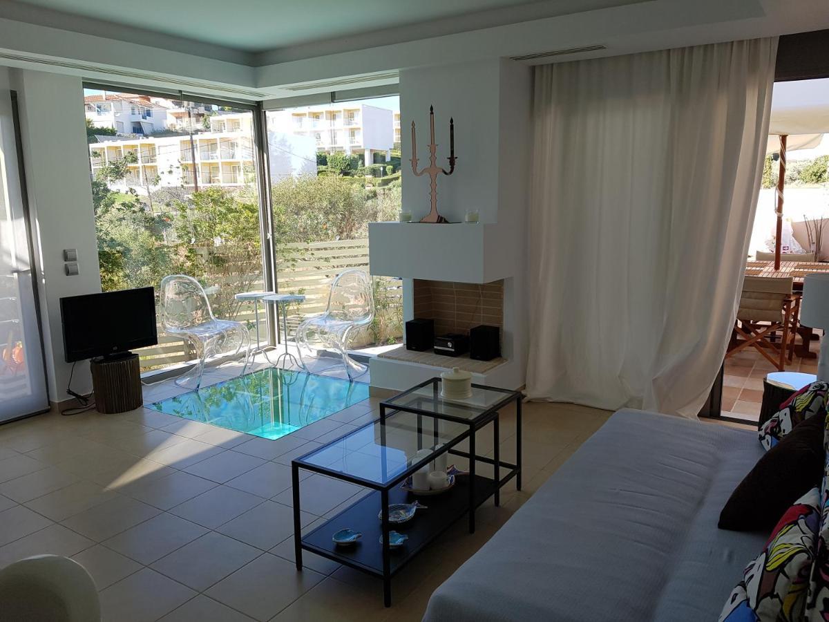Rvg Rania House With Pool Apartman Pórto Héli Kültér fotó