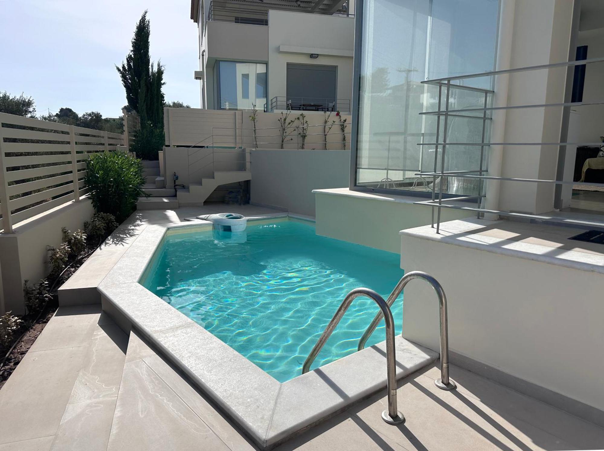 Rvg Rania House With Pool Apartman Pórto Héli Kültér fotó